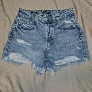 Wild Fable High-Rise Distressed Denim Shorts